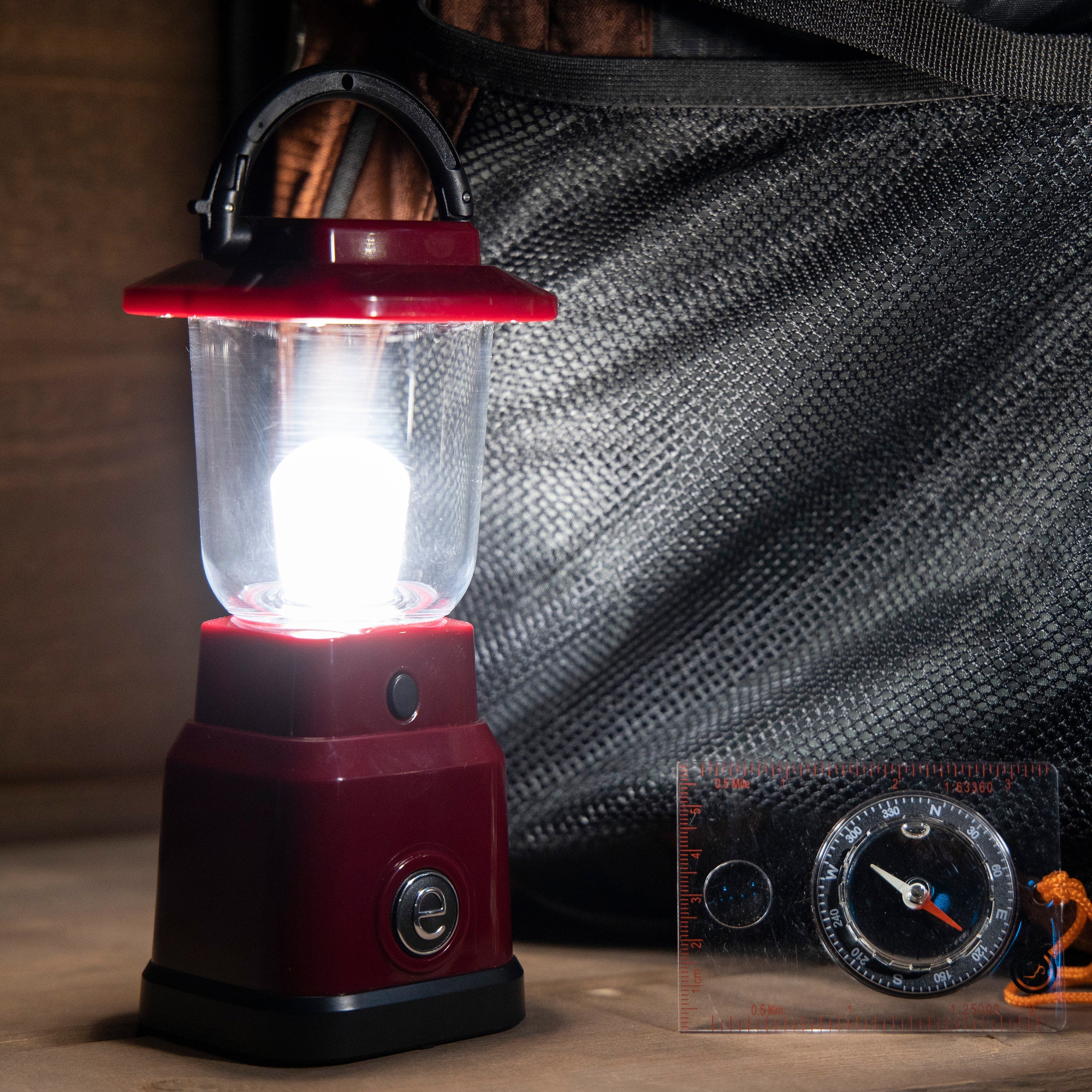 Enbrighten Mini Lantern, Red