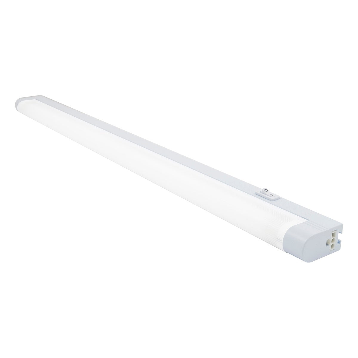 Enbrighten 36in. Plug-In Fluorescent Under Cabinet Light Fixture, White