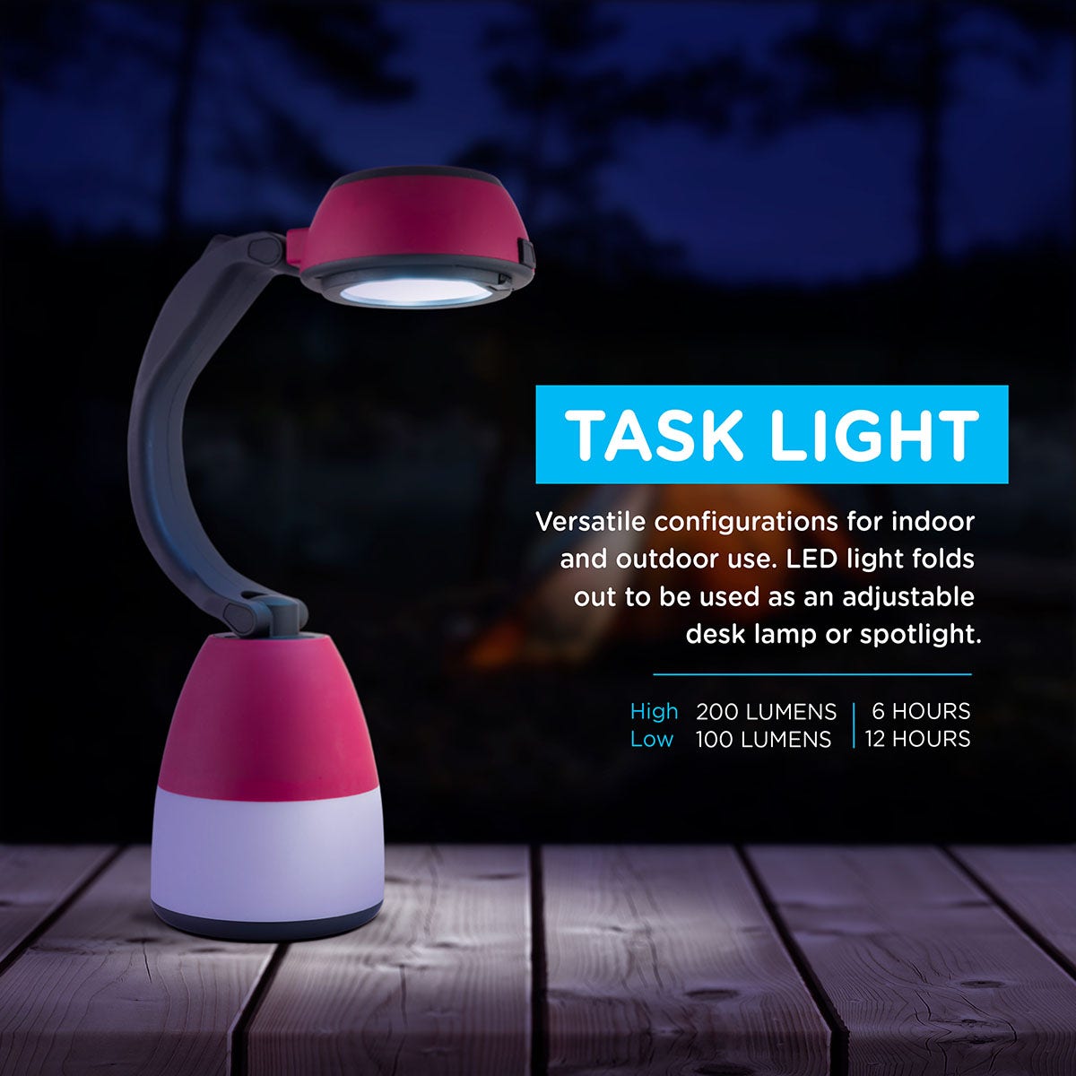Enbrighten 3-in-1 Lantern, Red
