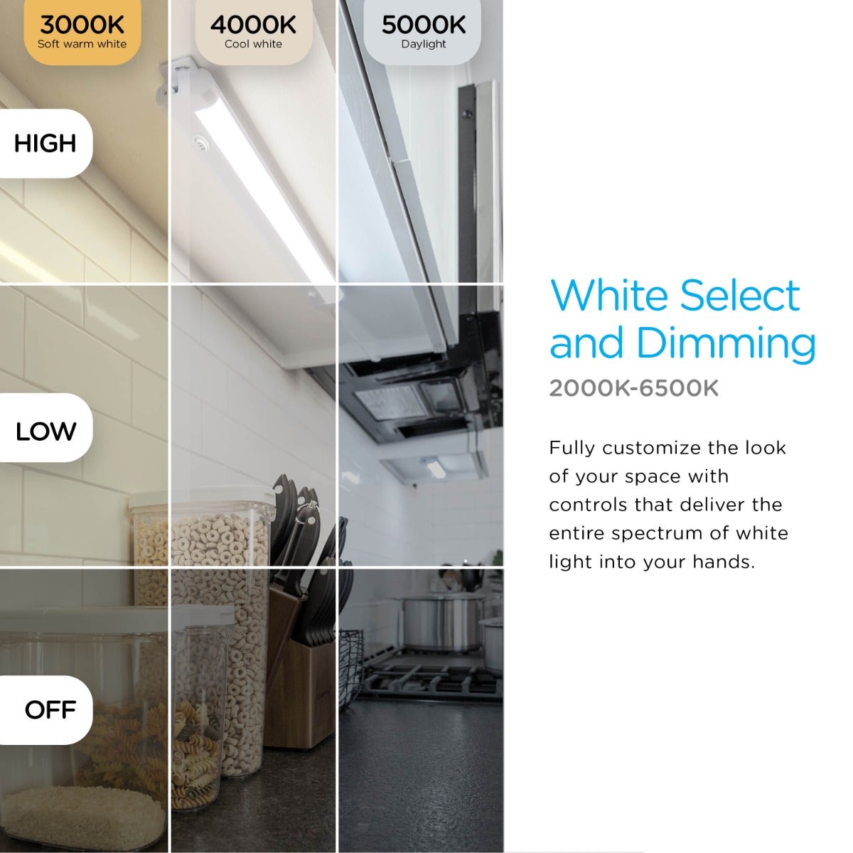 Enbrighten 22in. LED Light Fixture with White Select