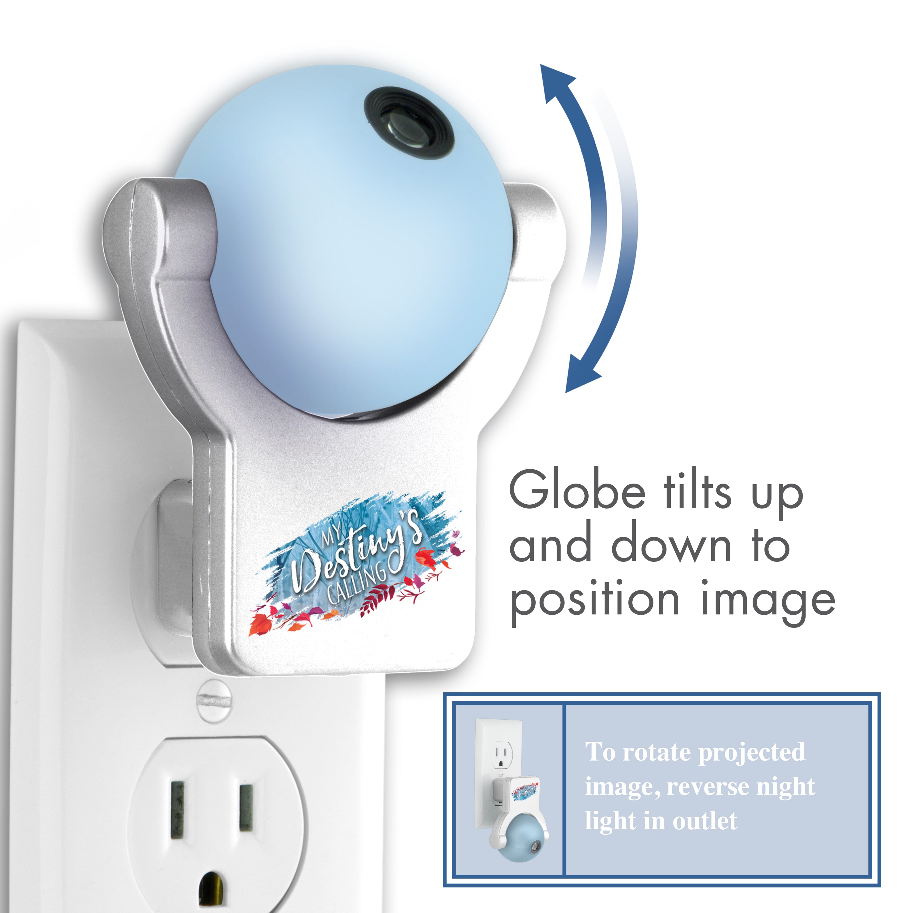Projectables Disney Frozen II Light Sensing LED Night Light, White