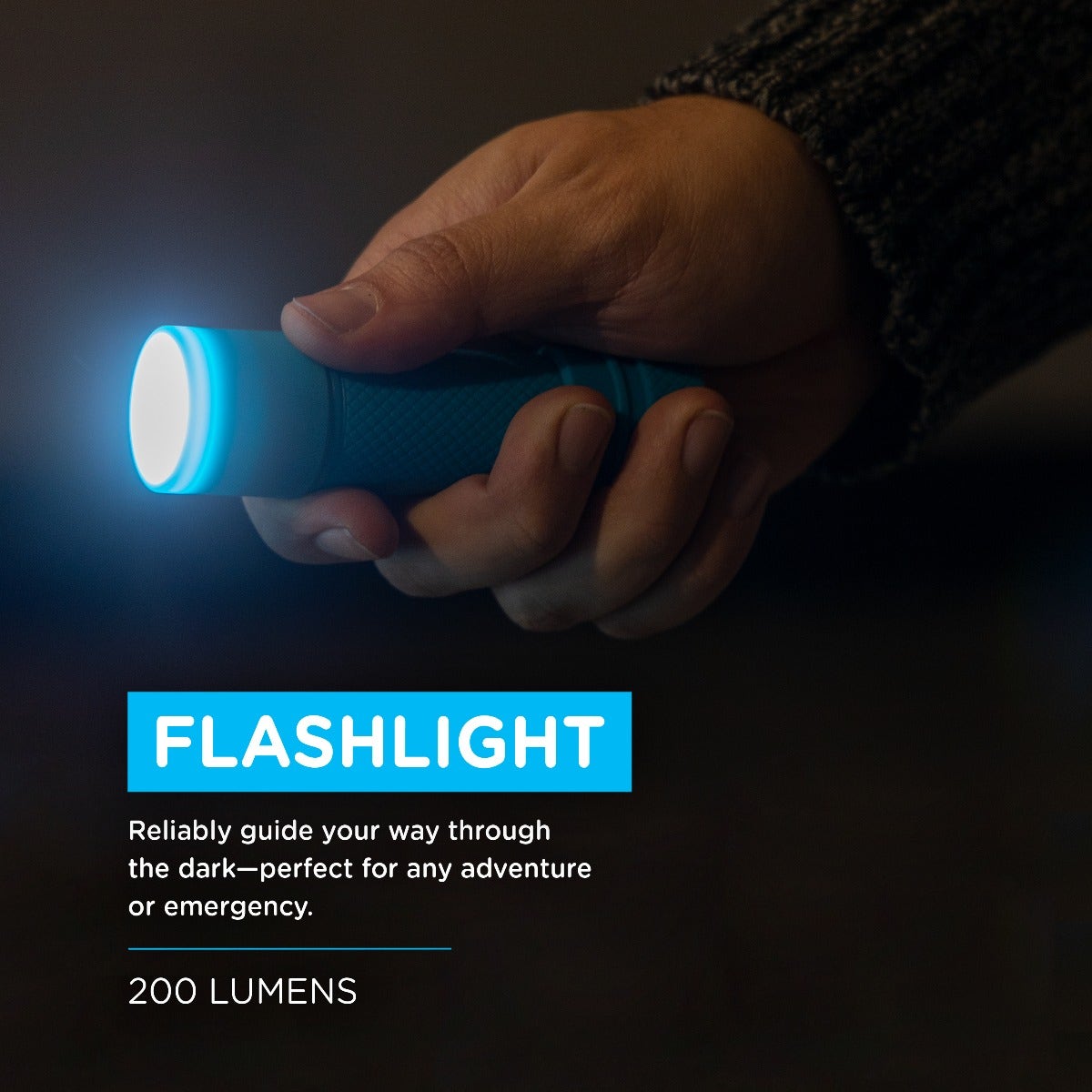 Enbrighten 2-in-1 LED Lantern, Teal