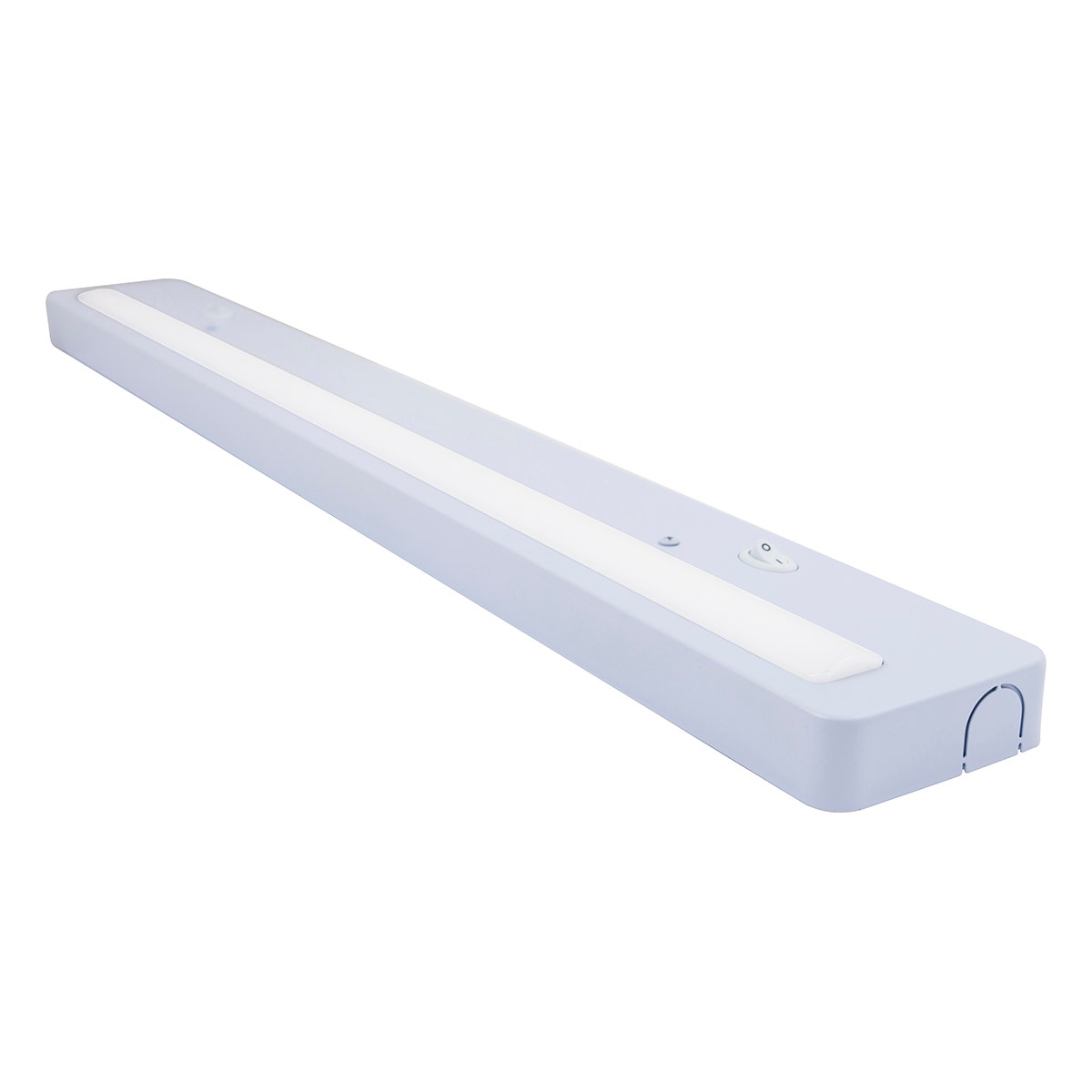 Enbrighten 12in. Direct Wire LED Under Cabinet Light Fixture, White