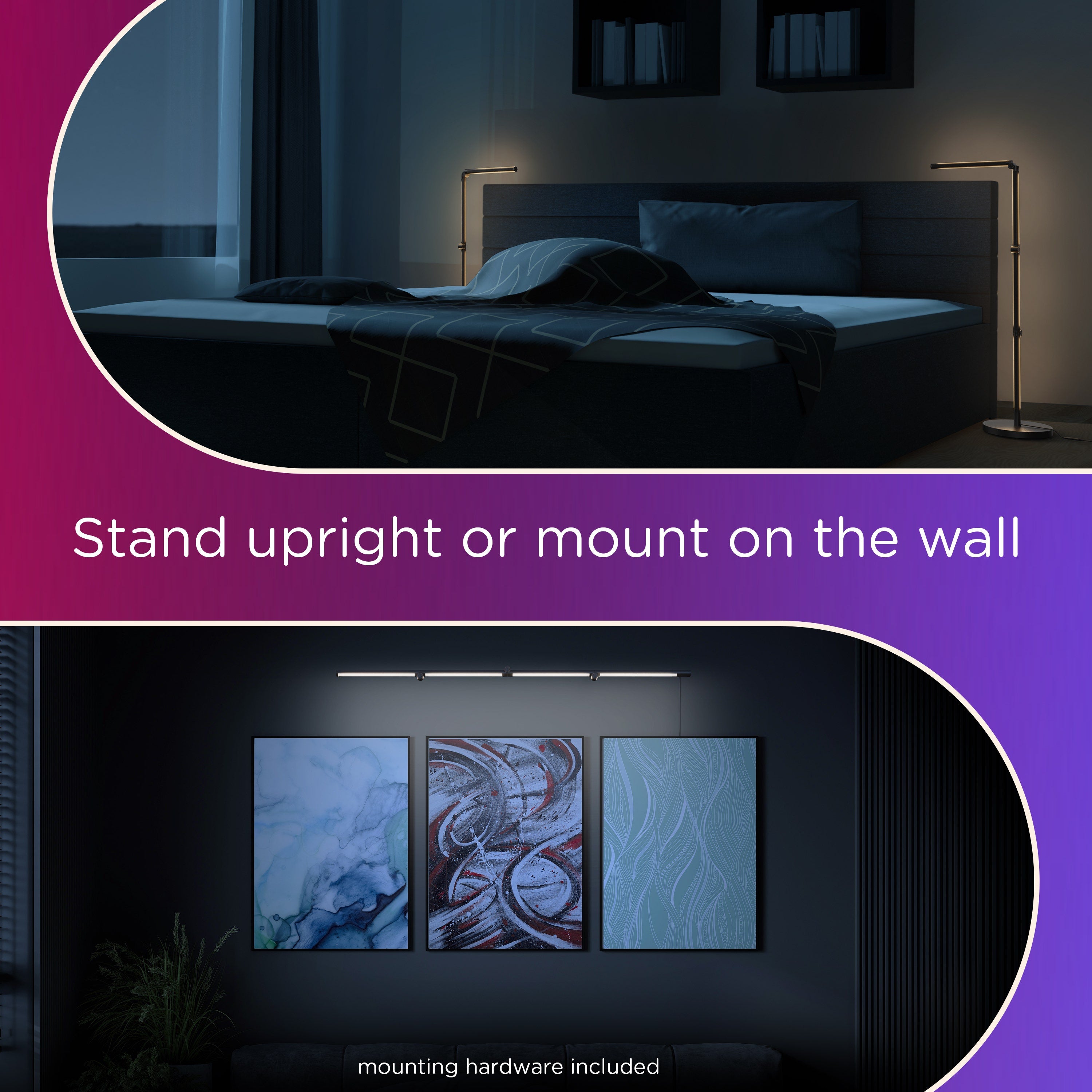 Enbrighten VIBE WiFi Spectrum Color-Changing Adjustable Accent Lamp