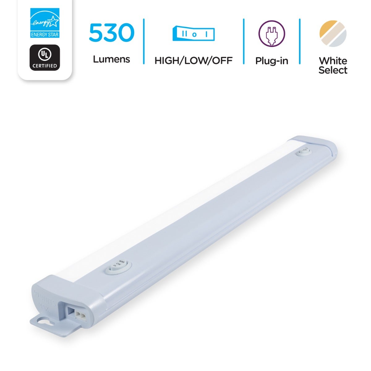 Enbrighten 16in. LED Light Fixture with White Select