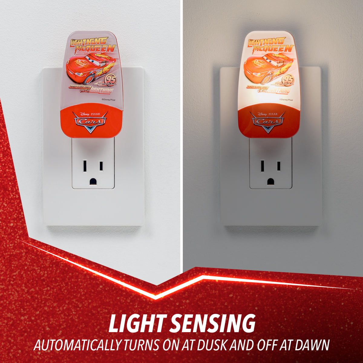 Disney Pixar Cars Light-Sensing Night Light