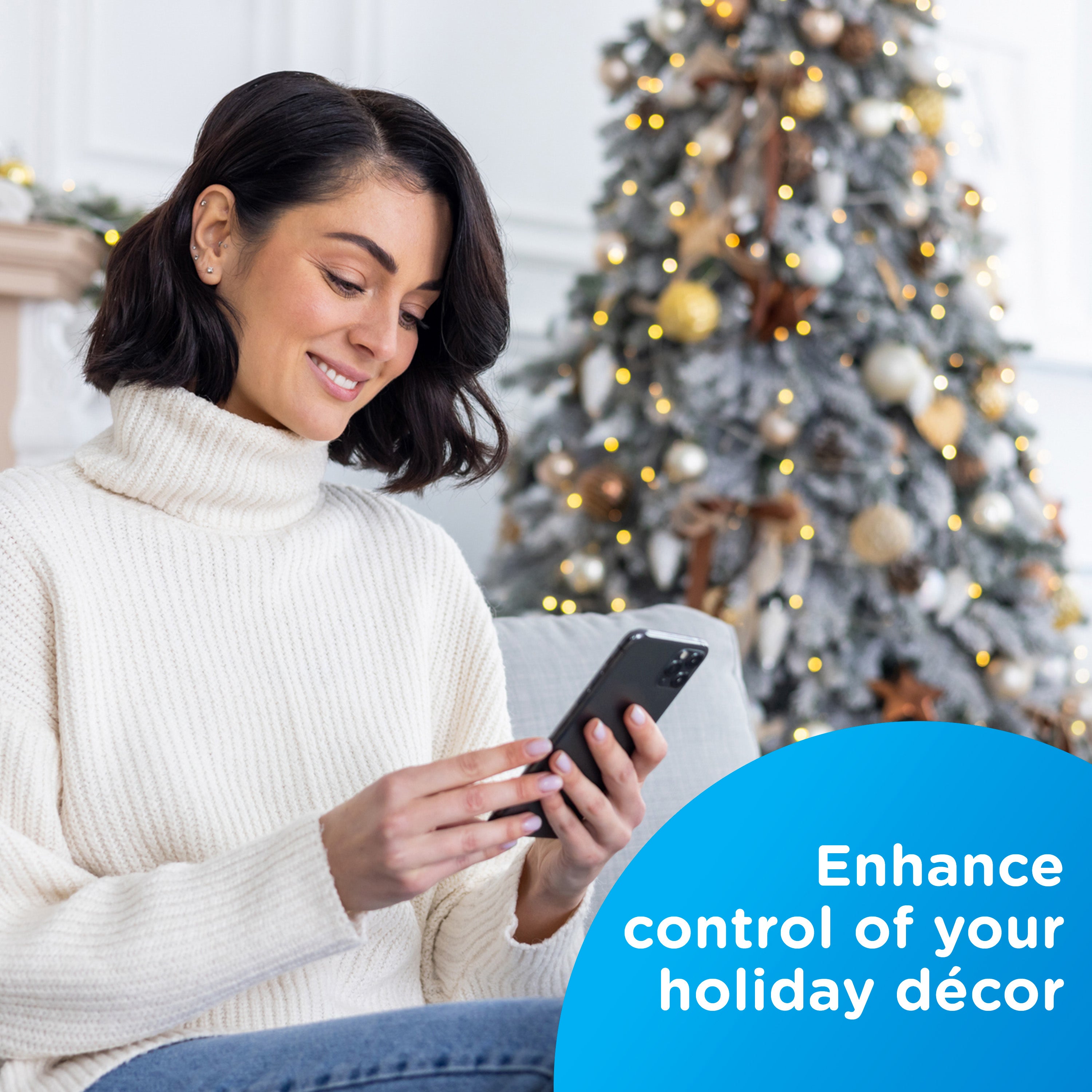 Enbrighten VIBE WiFi Matter Indoor Smart Plug with Motion Sensor