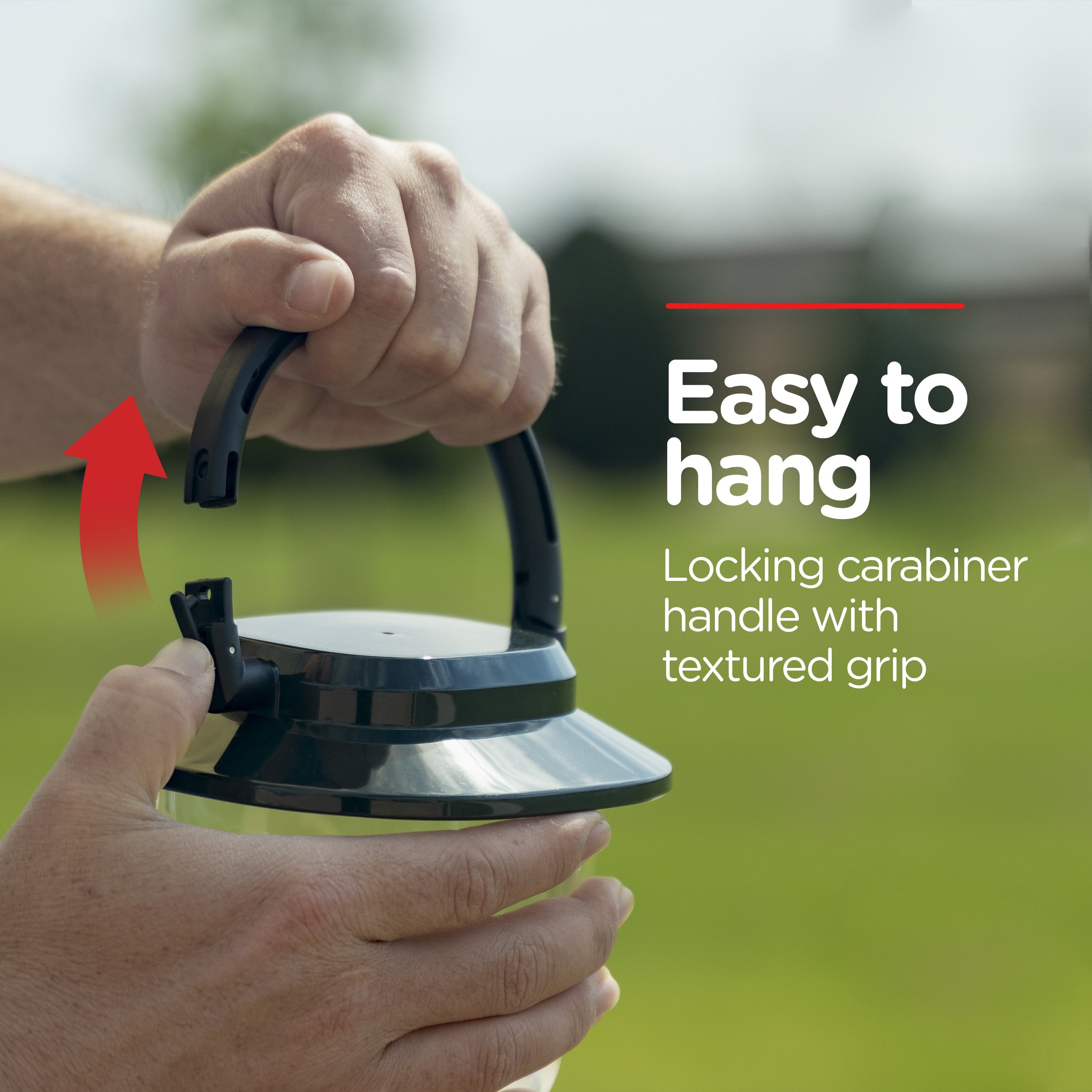 Enbrighten LED 6D USB Charging Lantern, Red