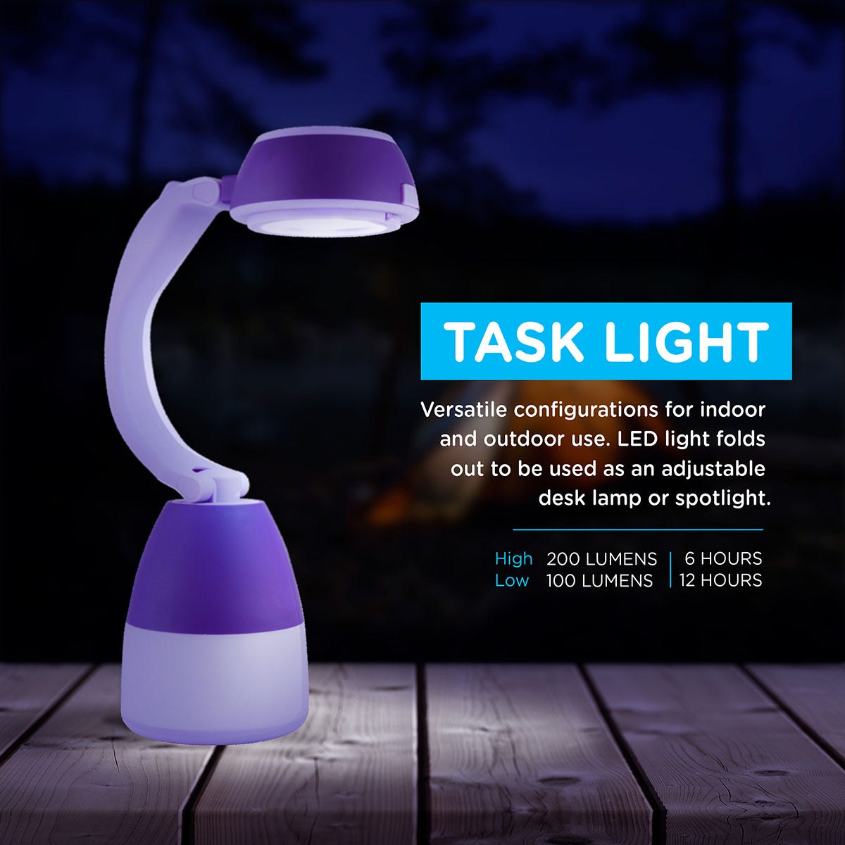 Enbrighten 3-in-1 Lantern, Purple