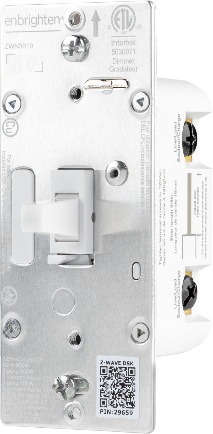 Enbrighten 800 Series Z-Wave Toggle Dimmer