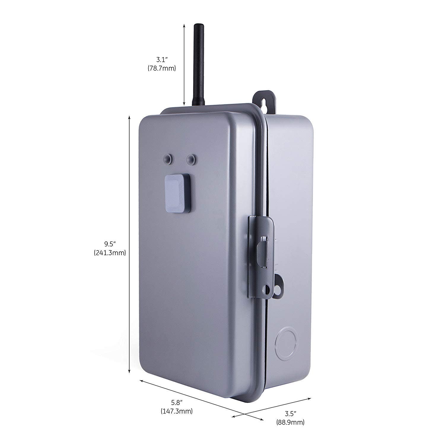 Enbrighten Z-Wave Direct-Wire Outdoor/Indoor Smart Switch, 40 Amp,  Gray