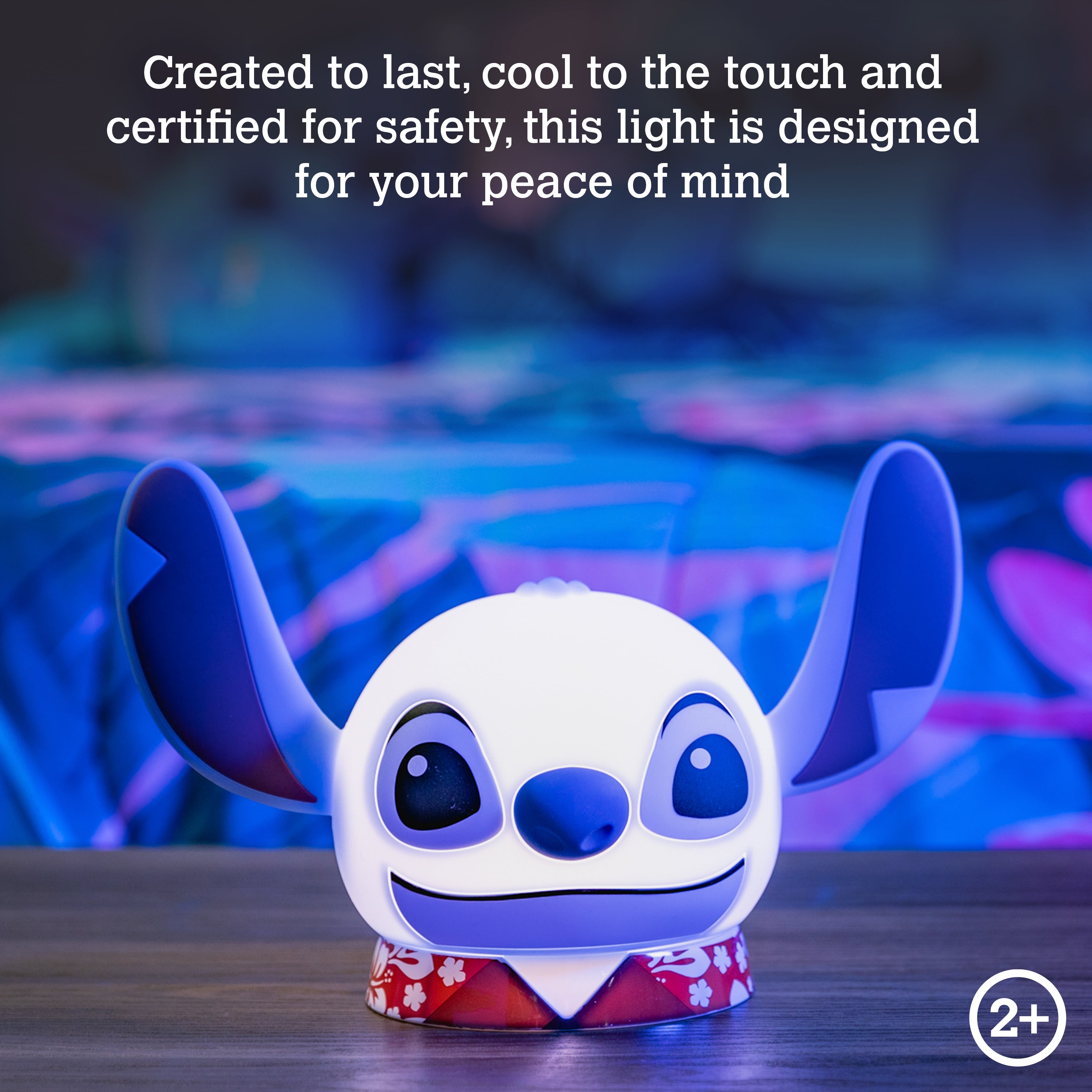 Disney Lilo and Stitch Squish'ems Dimmable Tabletop LED Night Light
