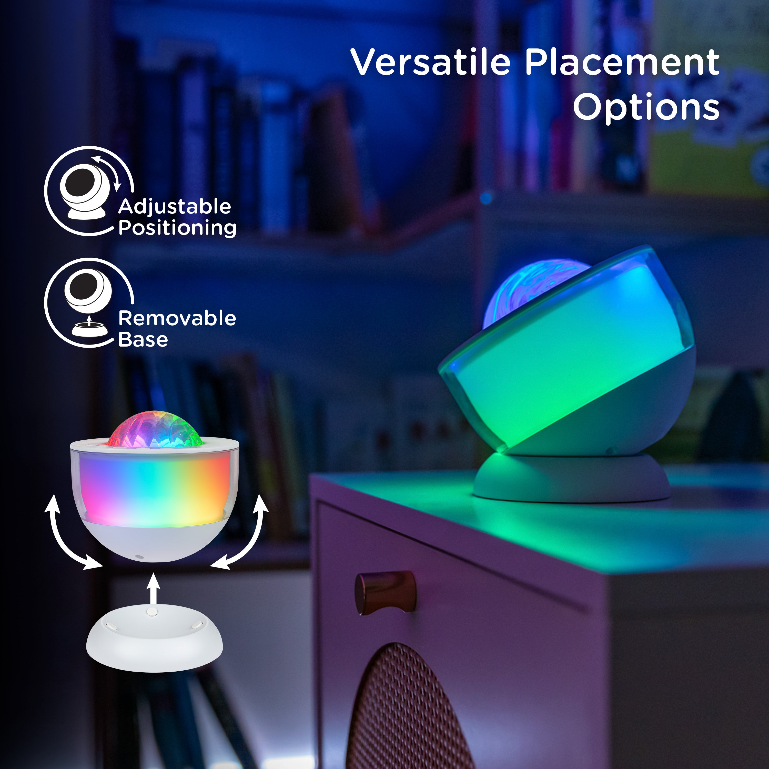 Enbrighten Galaxy Wave Projector Globe Light