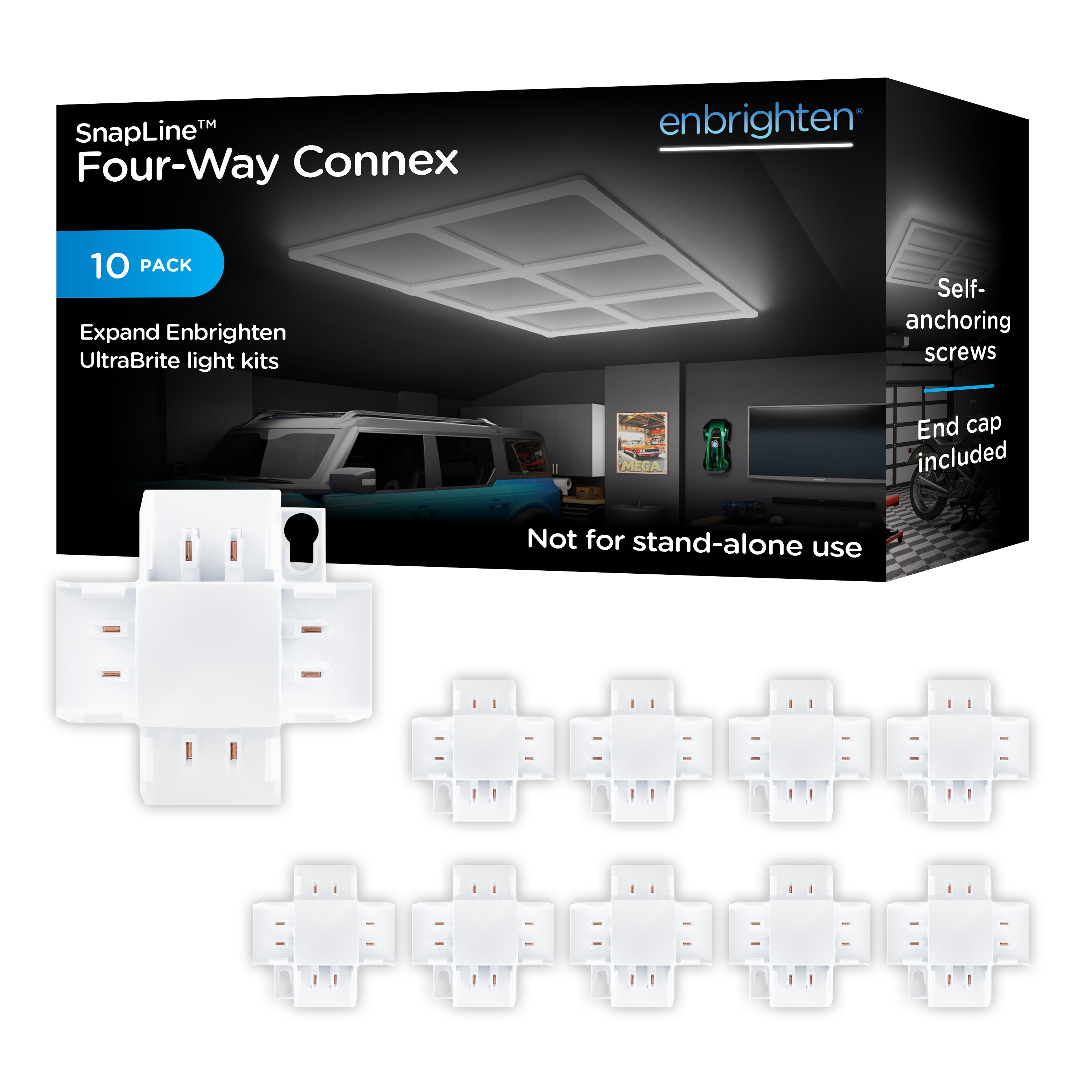 Enbrighten SnapLine Four-Way CONNEX 10 pack