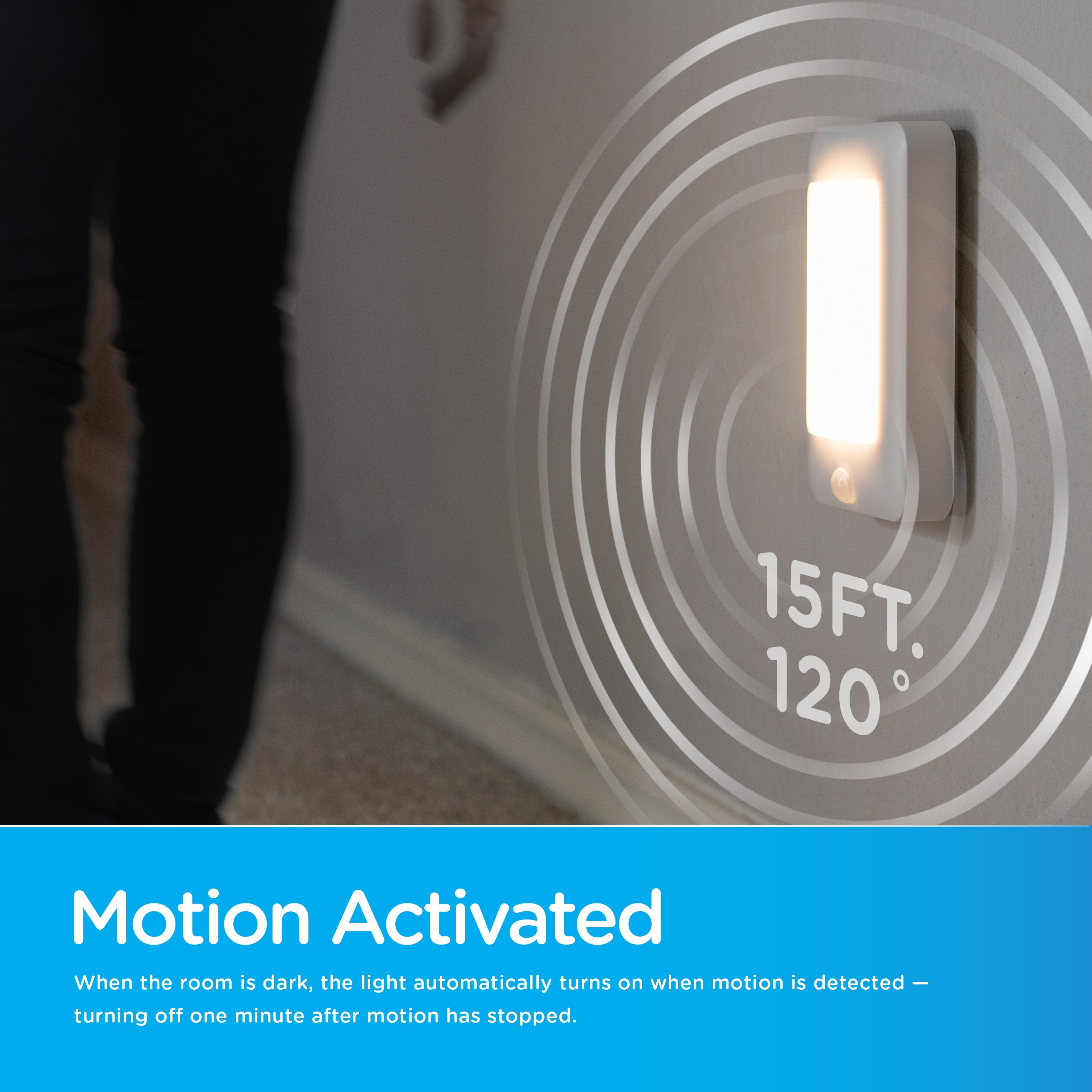 Enbrighten Motion Sensing LED Task Light, White