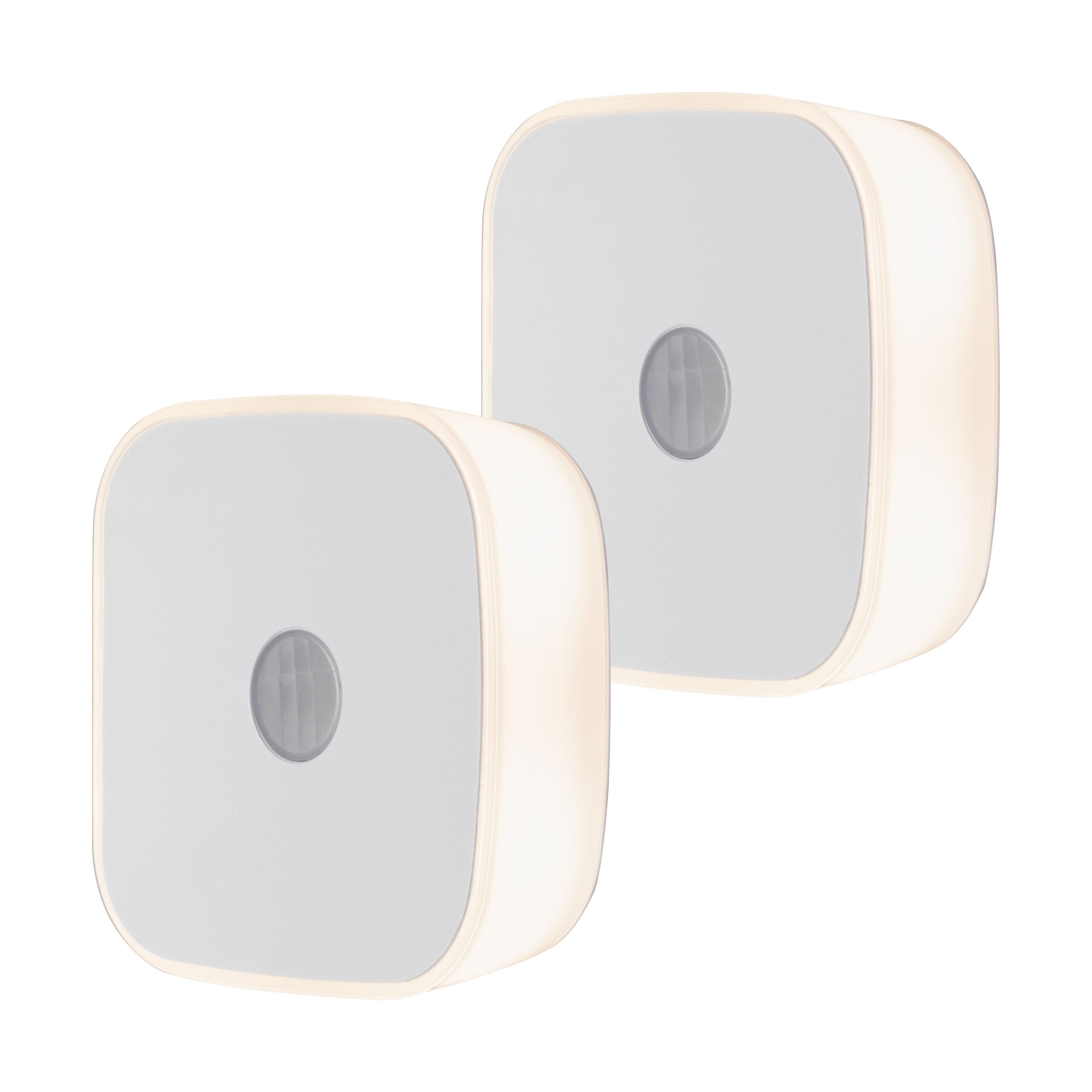 Enbrighten Mini LED Motion-Sensing Night Light, 2 Pack, White