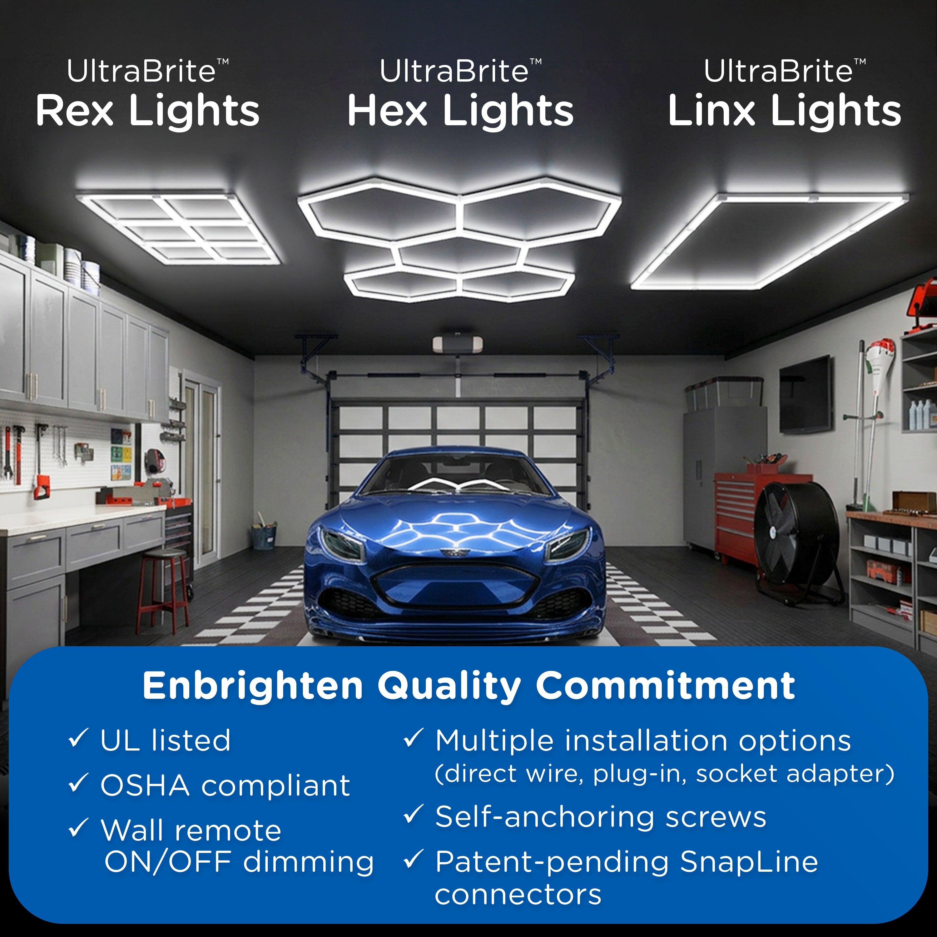 Enbrighten SnapLine Light Bars 12 Pack