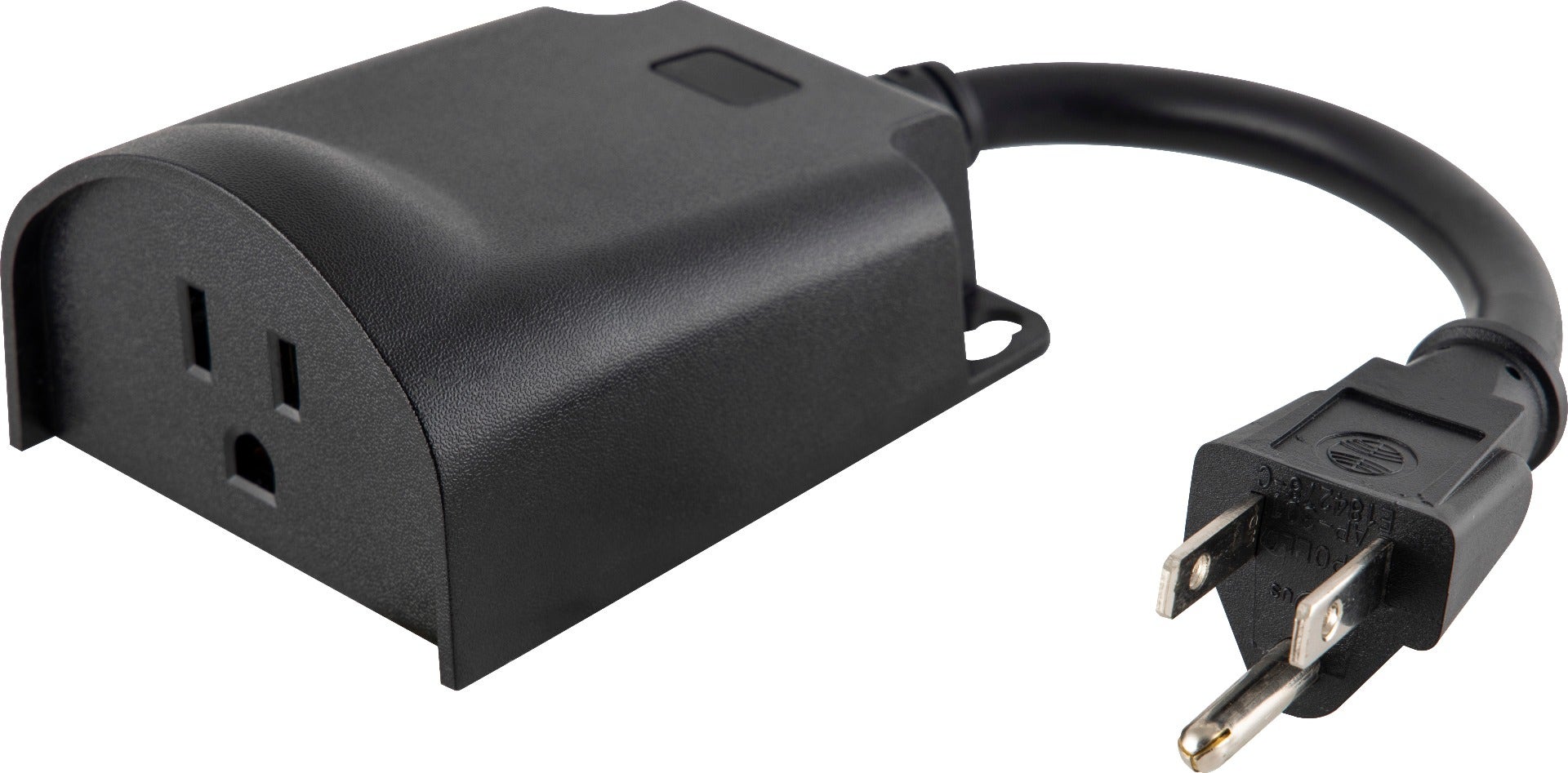 Enbrighten Zigbee Plug-in Outdoor Smart Switch, Black