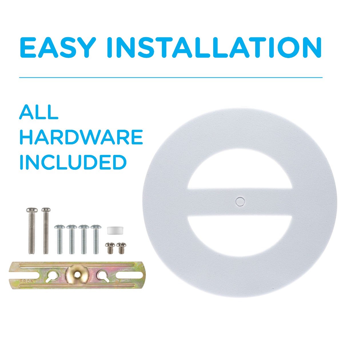 Enbrighten VIBE Outdoor Single-Head Motion-Sensing WiFi LED Security Light, White