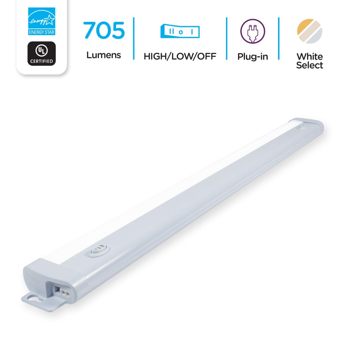 Enbrighten 22in. LED Light Fixture with White Select