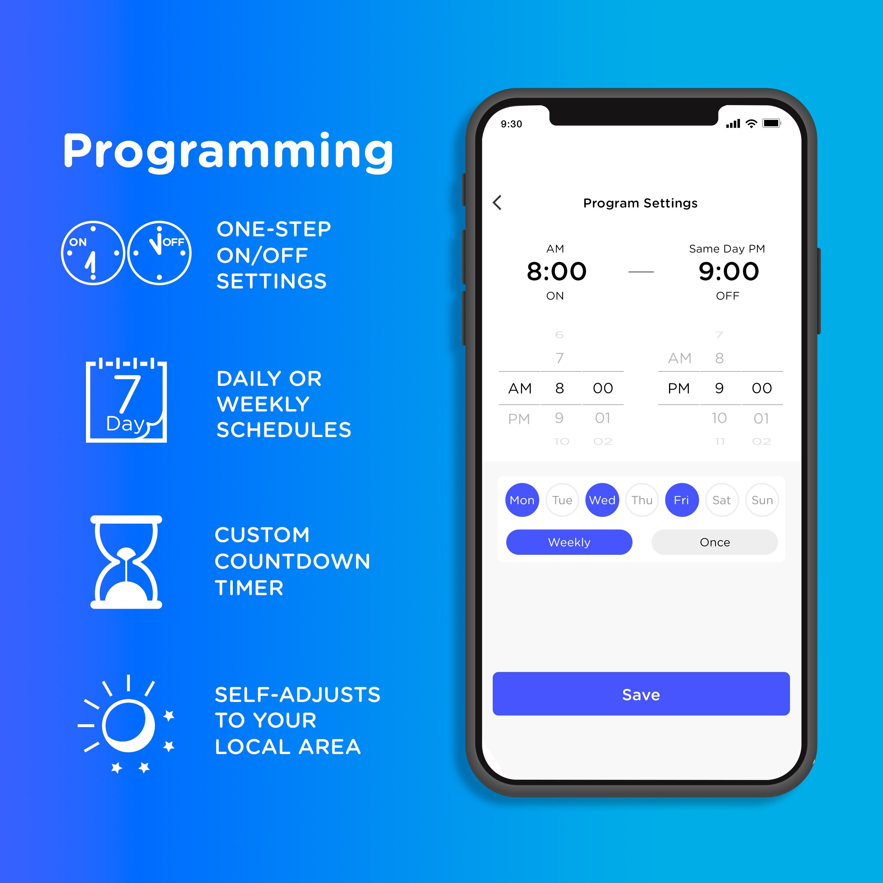 Enbrighten VIBE Plug-In 1-Outlet WiFi Smart Plug, White, 4 Pack