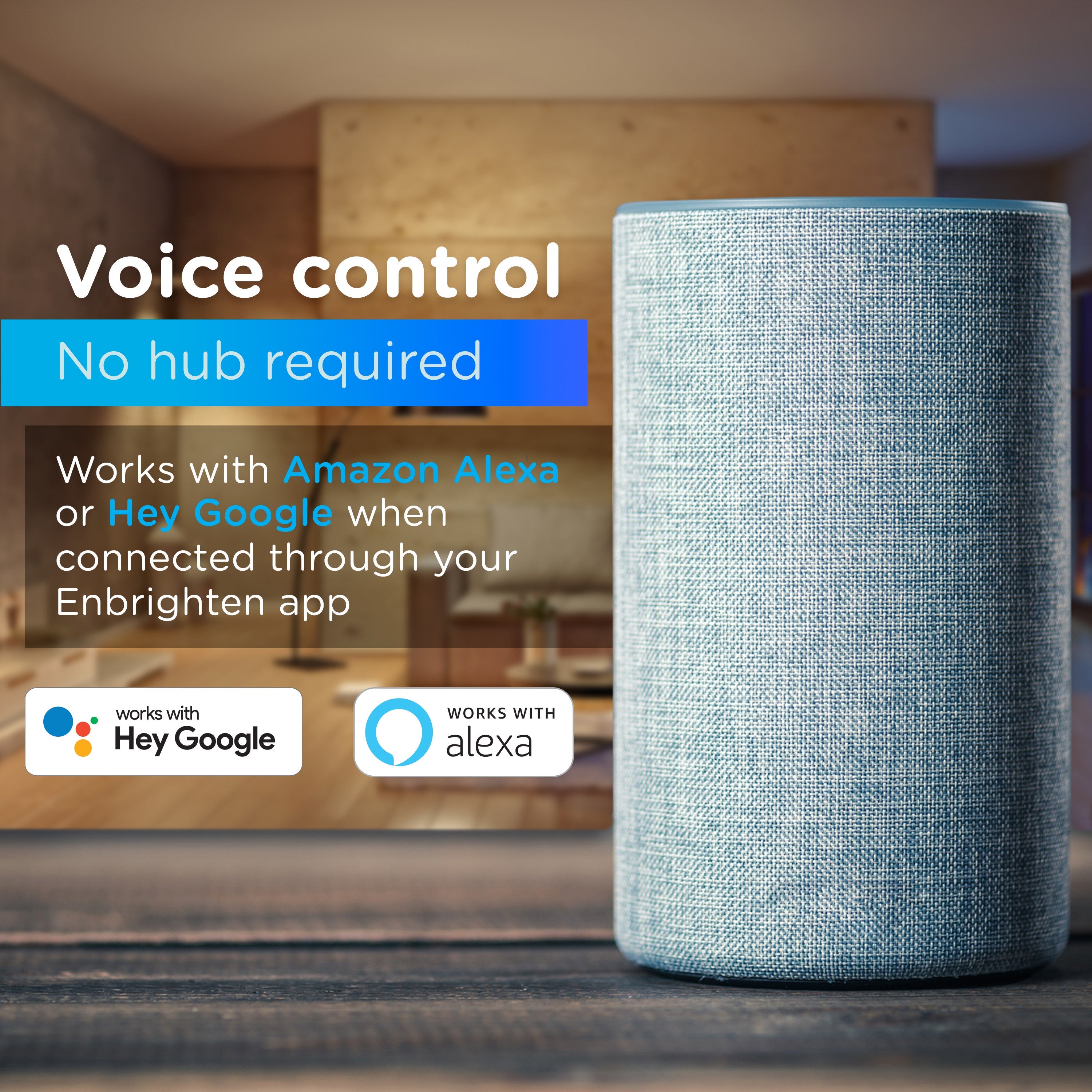 Enbrighten VIBE Plug-In 1-Outlet WiFi Smart Plug, White, 4 Pack