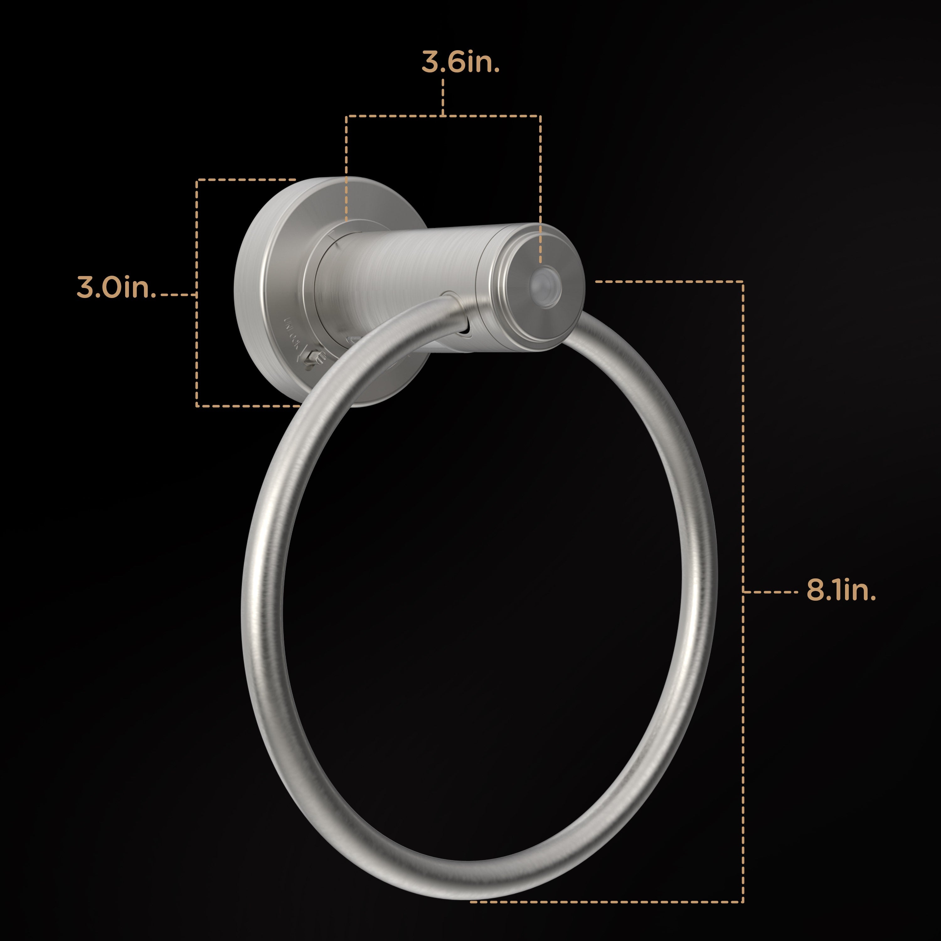 Enbrighten LED Motion Sensing Bathroom Lighting Bundle, Brushed Nickel