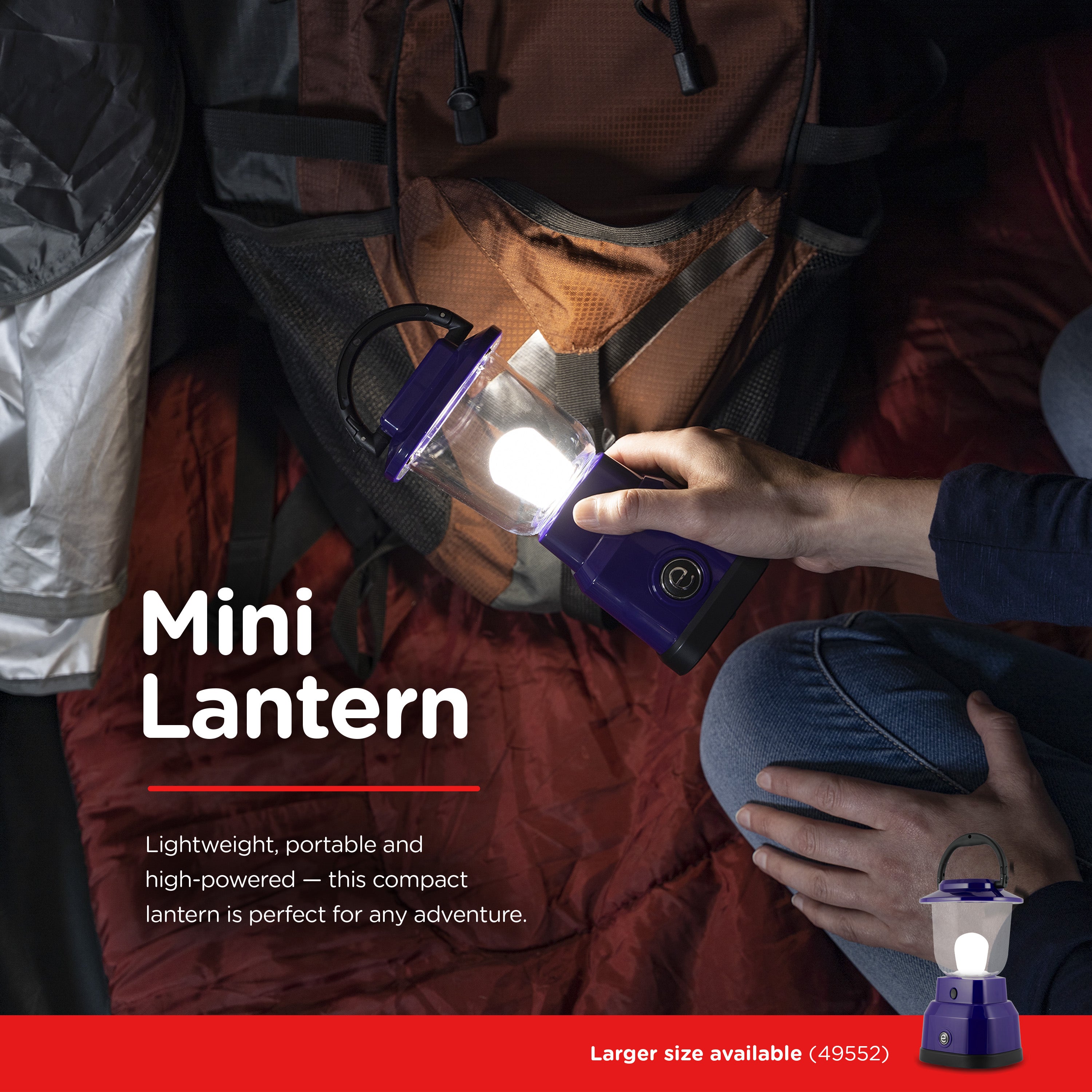 Enbrighten Mini Lantern, Purple