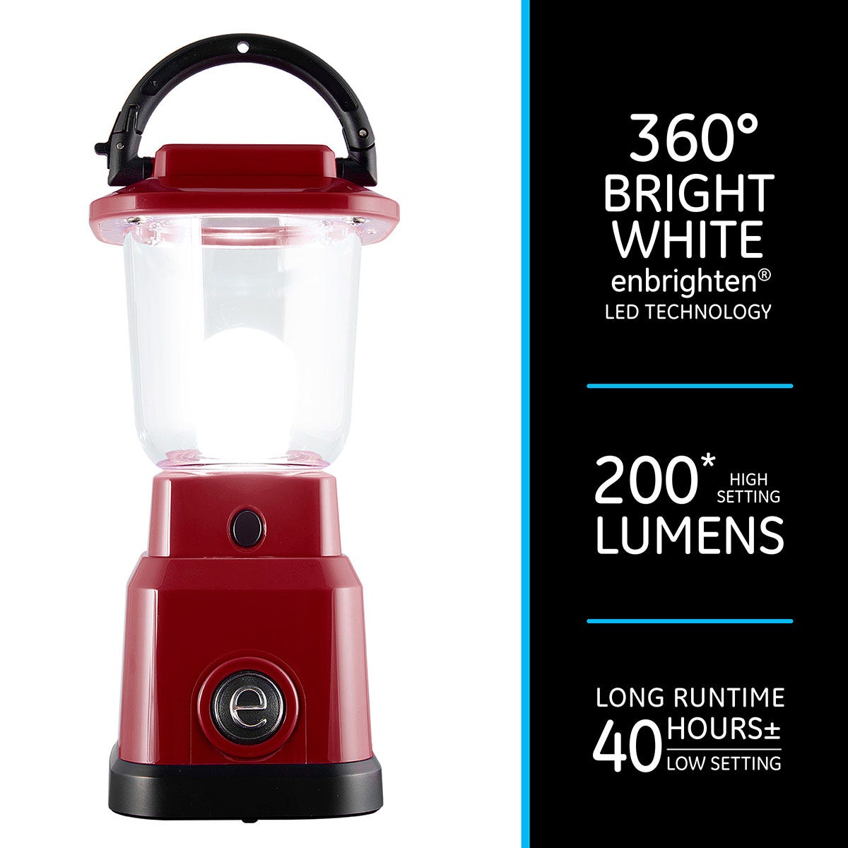 Enbrighten Mini Lantern, Red