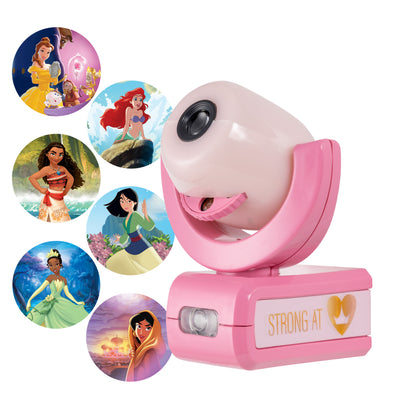Projectables Disney Princesses Light Sensing 6-Image LED Night Light, Pink