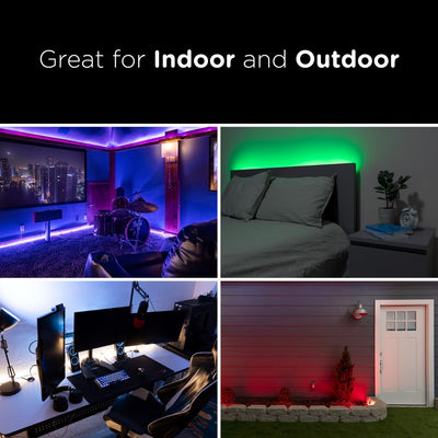 Enbrighten Indoor/Outdoor LED Flex Light, 16.5ft., Color Changing