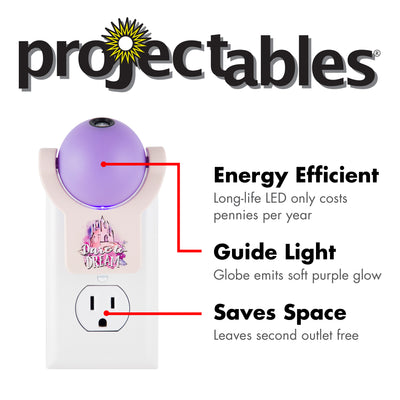 Projectables Disney Princess Light Sensing LED Night Light