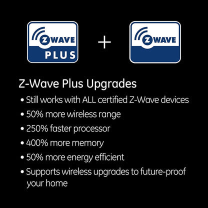 Enbrighten Z-Wave In-Wall Smart Motion Dimmer, White/Almond