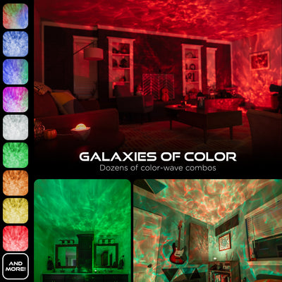 Enbrighten Galaxy Mini Projector LED Tabletop Night Light