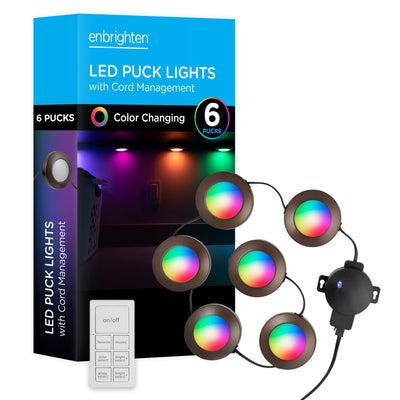 Indoor Spectrum Puck Lights