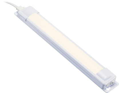 Enbrighten 12in. Plug-In LED Under Cabinet Light Fixture, White