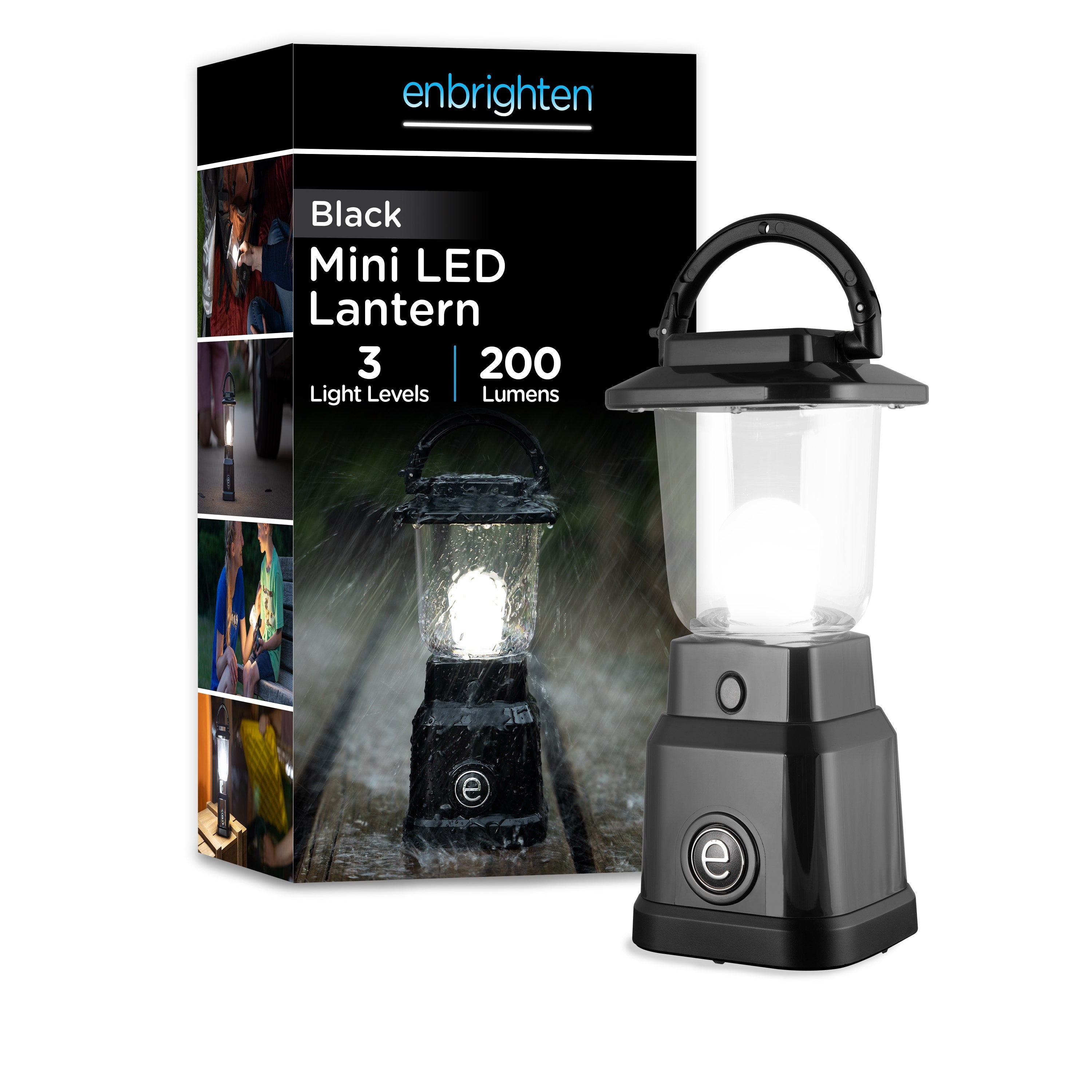 Enbrighten Mini Lantern, Black