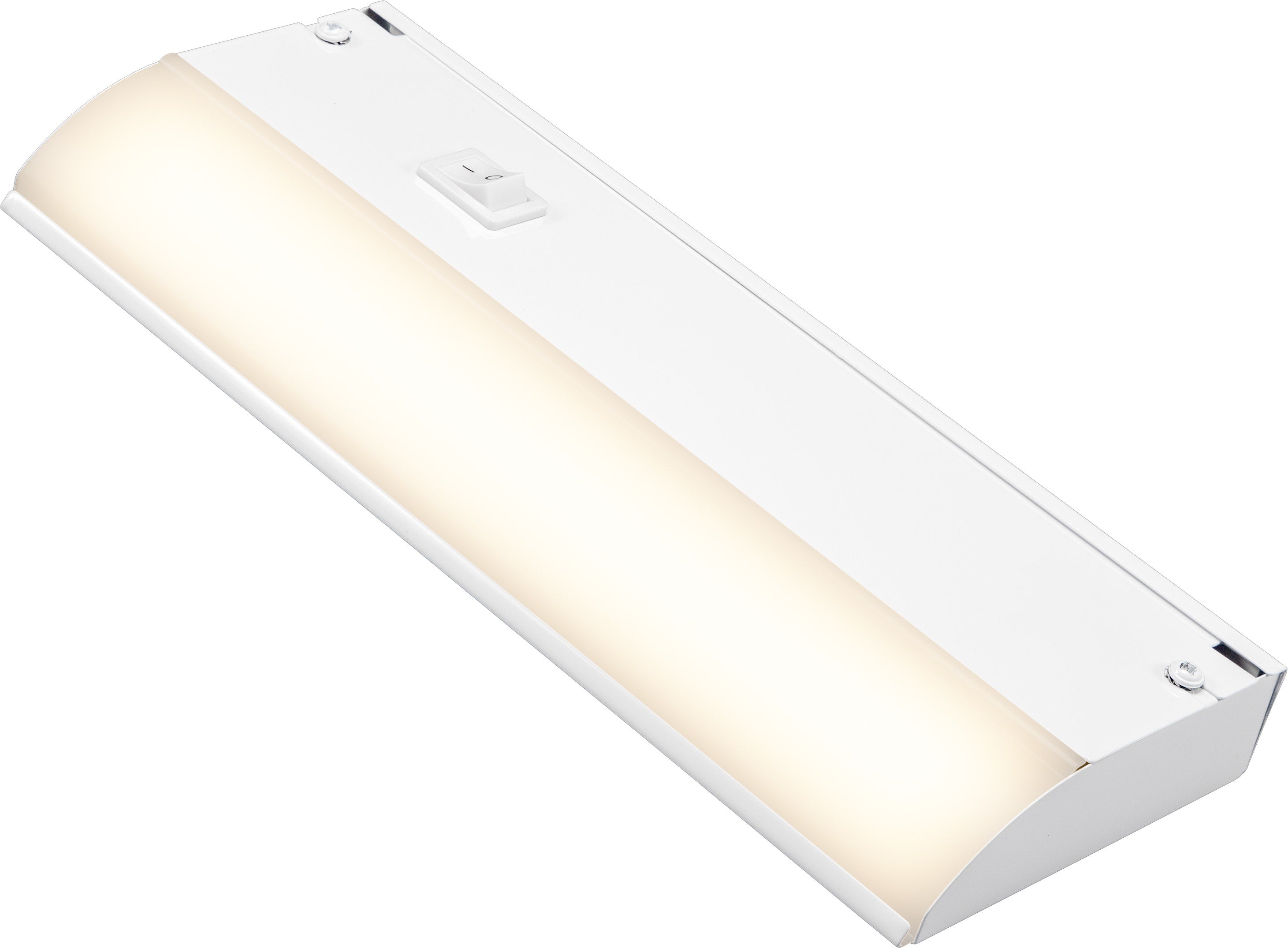 Enbrighten 9in. On/Off  Direct Wire LED Under Cabinet Light Fixture, White