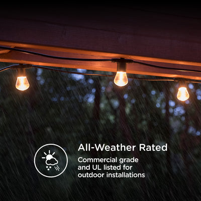 Enbrighten LED Bistro Lights, 12 Bulb, 24ft.