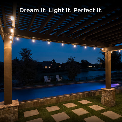 Enbrighten LED Bistro Lights, 24 Bulb, 48ft.