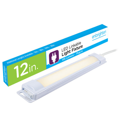 Plug-In LED Under Cabinet Light Fixture