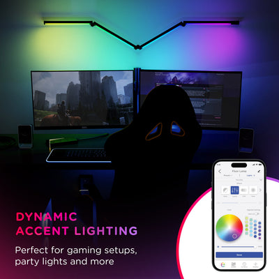 Enbrighten VIBE WiFi Spectrum Color-Changing Adjustable Accent Lamp