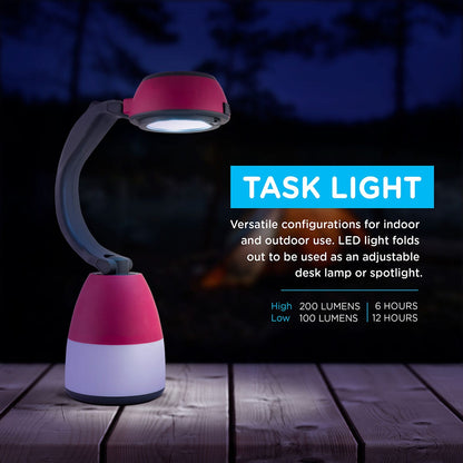 Enbrighten 3-in-1 Lantern, Red