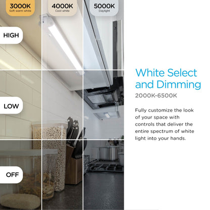 Enbrighten 22in. LED Light Fixture with White Select