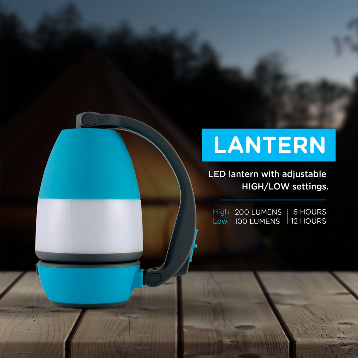 Enbrighten 3-in-1 Lantern, Teal