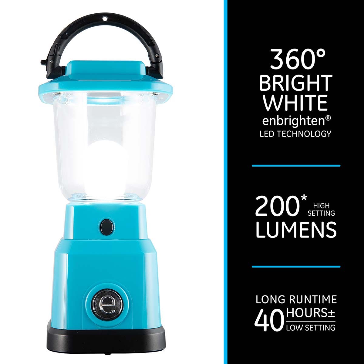 Enbrighten Mini Lantern, Teal