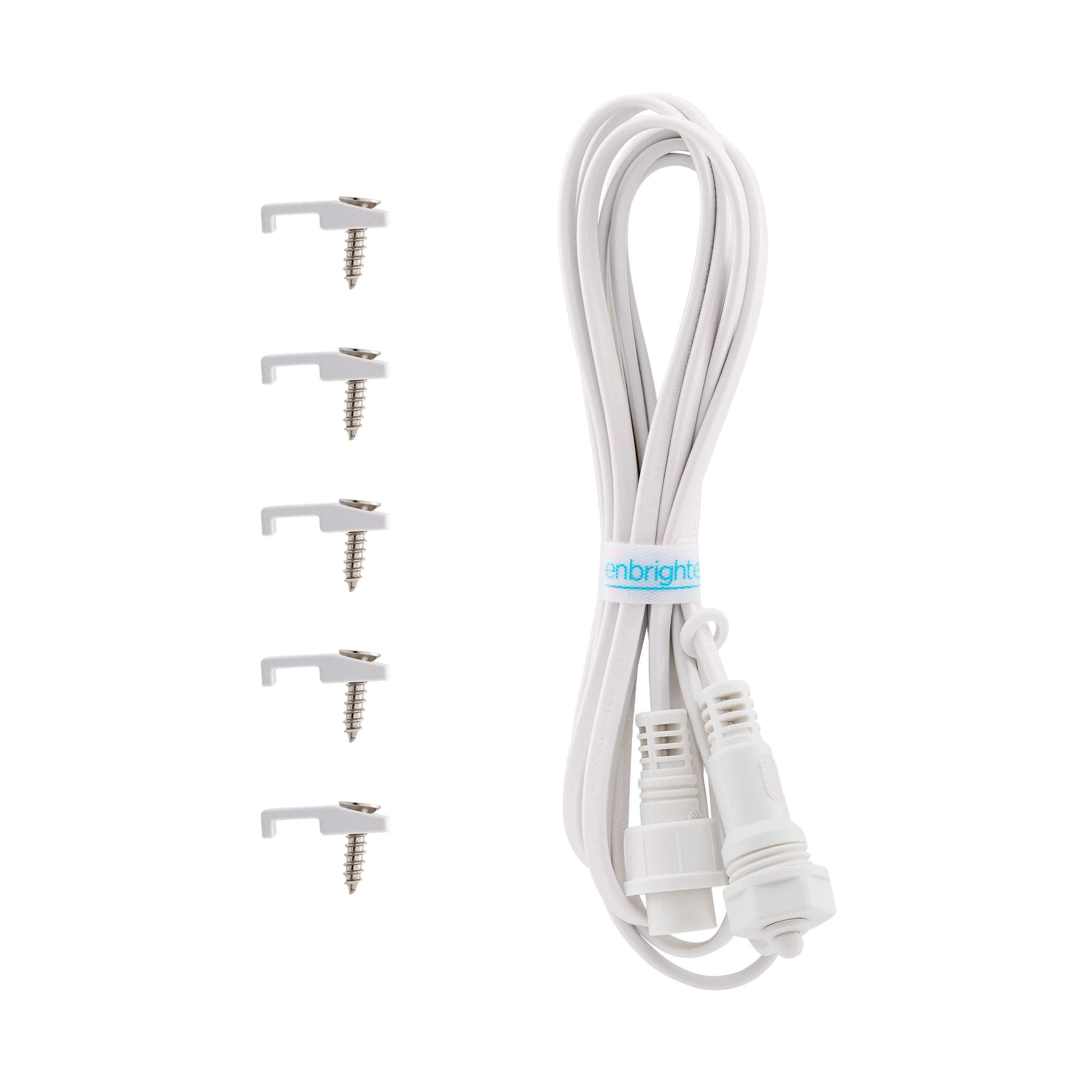 Enbrighten WiFi VIBE Eternity Eave Lights Extension Cable, 10ft. White