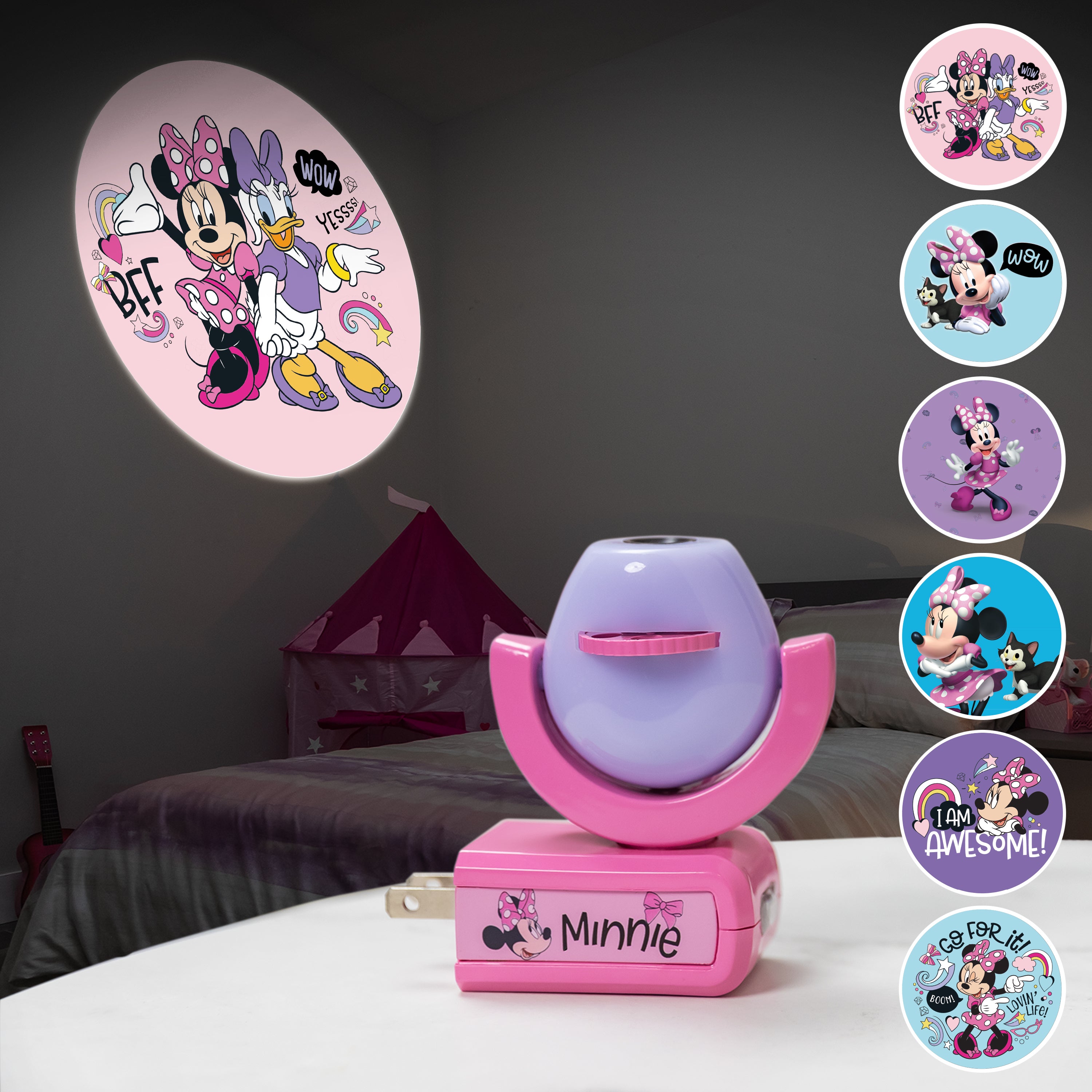 Disney Projectables Disney Minnie Mouse LED Kids Night Light