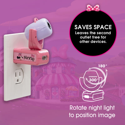 Disney Projectables Disney Minnie Mouse LED Kids Night Light