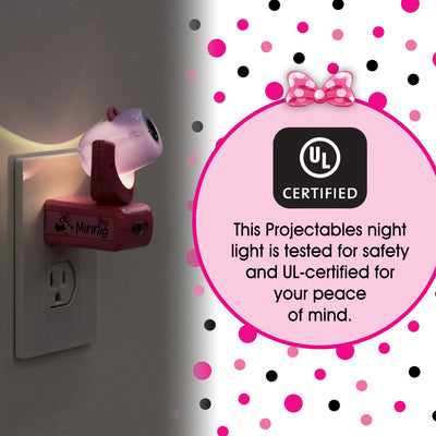 Disney Projectables Disney Minnie Mouse LED Kids Night Light